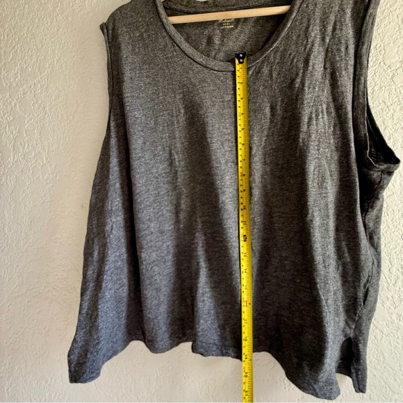 Madewell Heathered Gray Boxy Crop Muscle Tee Relaxed Fit Women’s Size 2X - Picture 12 of 12
